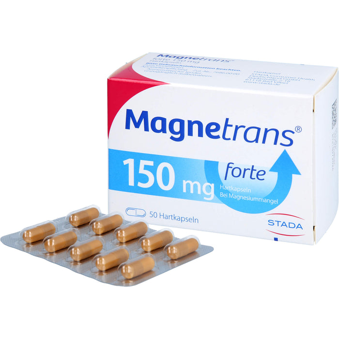 Magnetrans forte 150 mg Hartkapseln bei Magnesiummangel, 50 pcs. Capsules