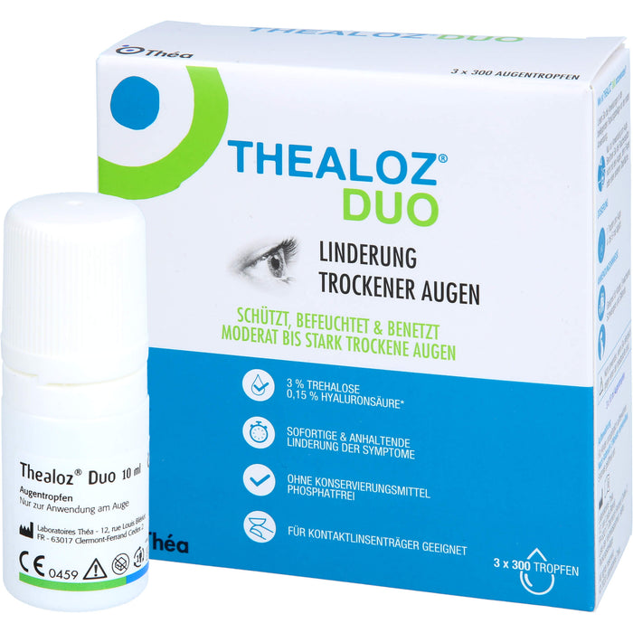 Thealoz Duo Augentropfen, 30 ml Solution