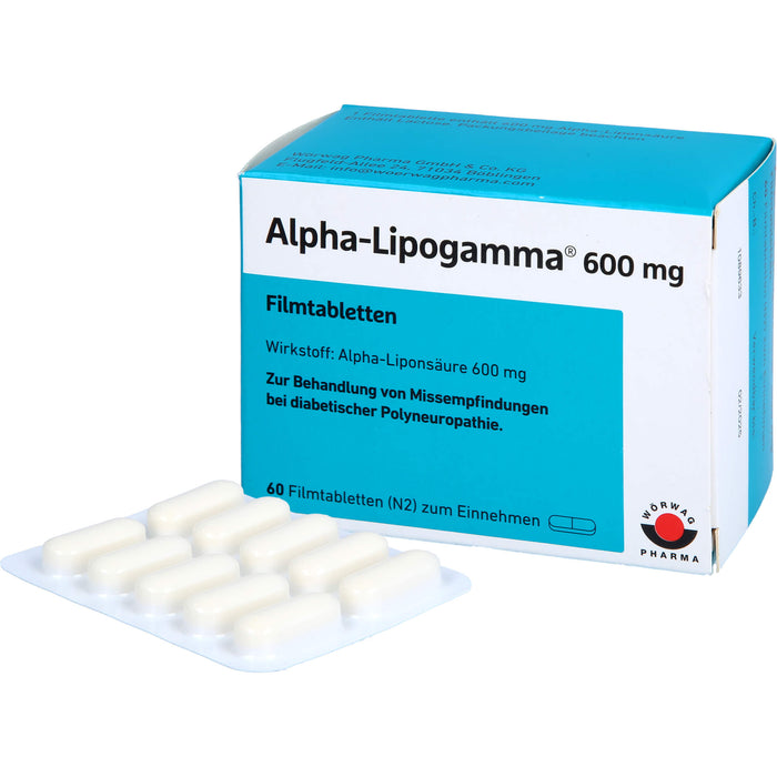 Alpha-Lipogamma 600 mg Filmtabletten, 60 St FTA