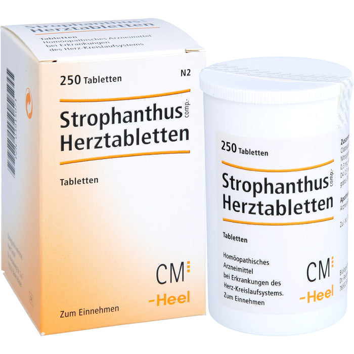 Strophantus comp. Herztabletten Heel, 250 pcs. Tablets