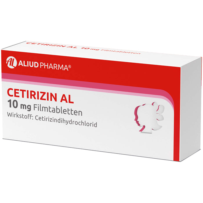 CETIRIZIN AL 10 mg Filmtabletten bei allergischen Erkrankungen, 20 pc Tablettes