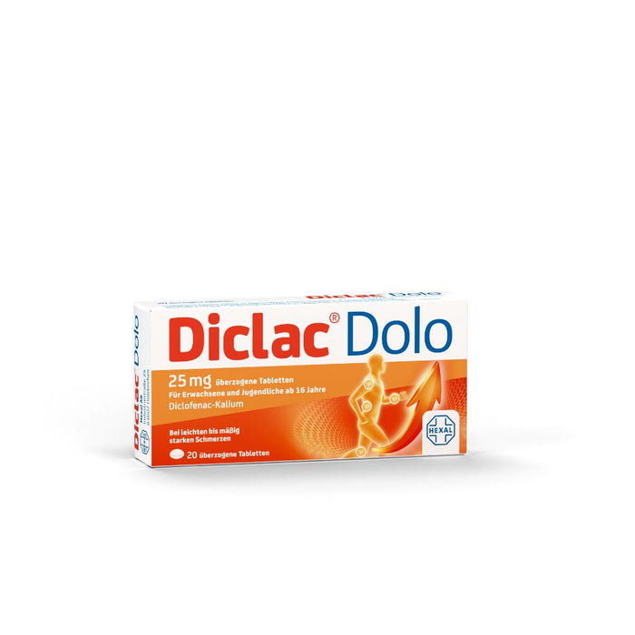 Diclac Dolo 25 mg, 20 pcs. Tablets