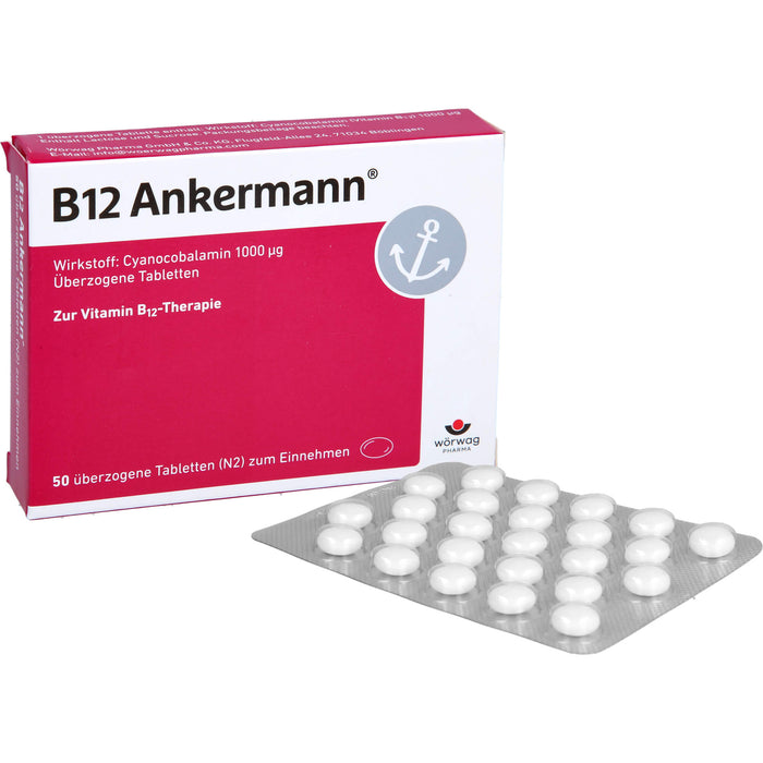 B12 Ankermann Tabletten, 50 pc Tablettes