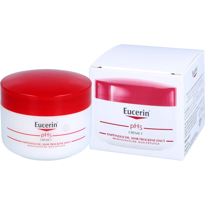 Eucerin pH5 Creme F Empfindliche Haut, 75 ml Cream