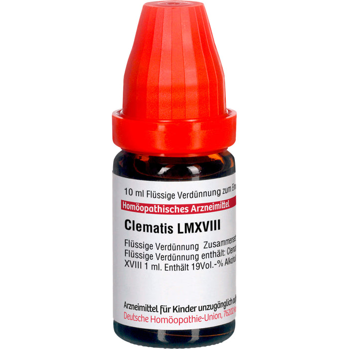 Clematis LM XVIII Dilution Ind-Fert, 10 ml DIL