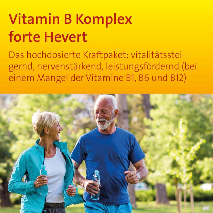 Vitamin B Komplex forte Hevert zur Therapie nachgewiesener Mangelzustände der Vitamine B1, B6 und B12, 100 St. Tabletten