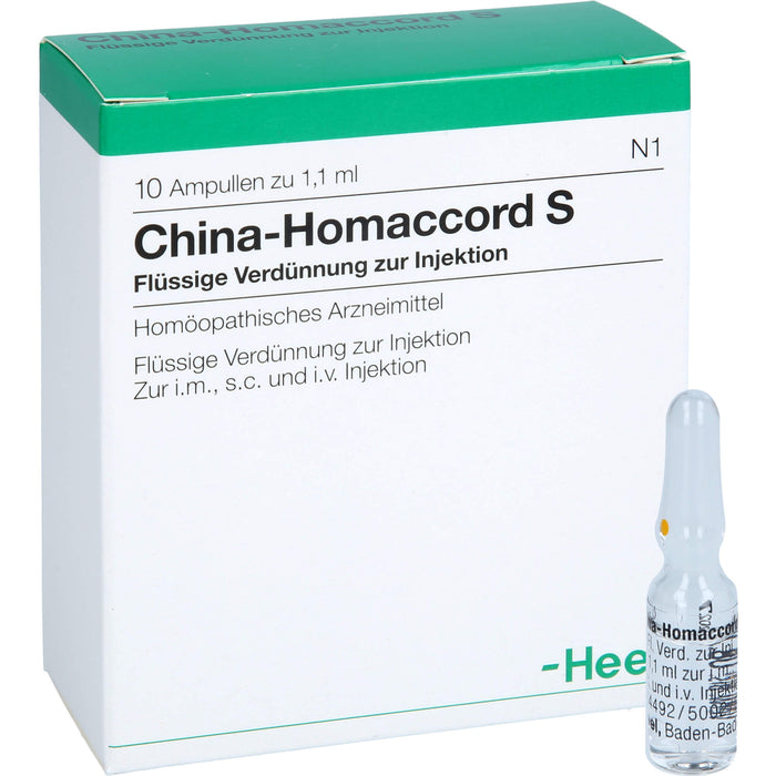 China-Homaccord S flüssige Verdünnung, 10 pc Ampoules