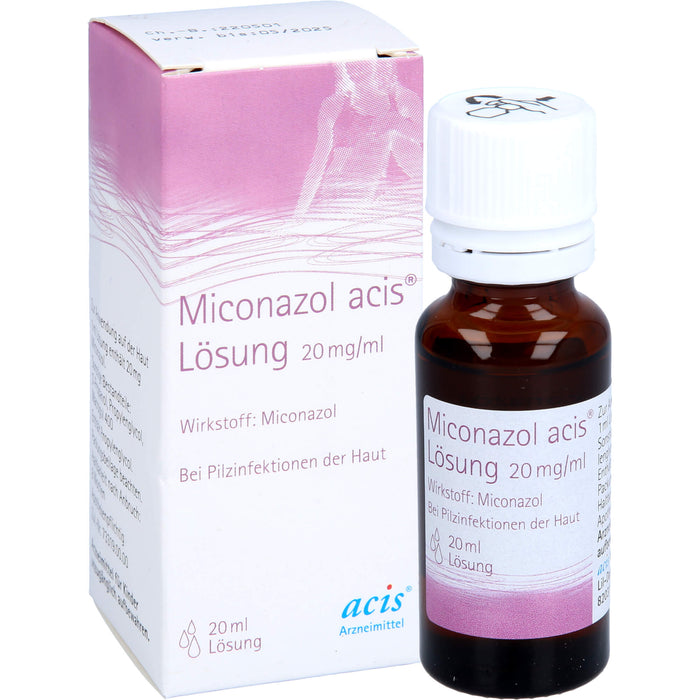 Miconazol acis Lösung, 20 mg/ml Lösung zur Anwendung auf der Haut, 20 ml Lösung