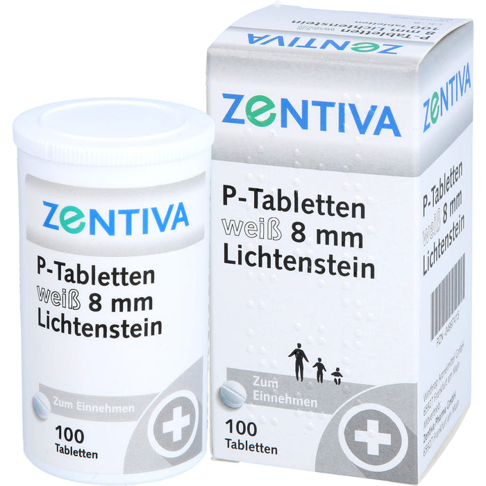 Lichtenstein P-Tabletten weiß 8 mm, 100 pcs. Tablets