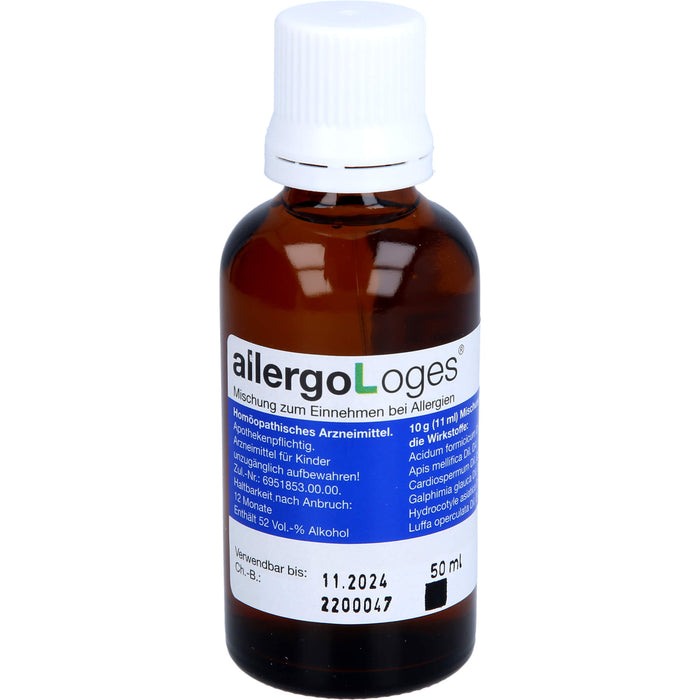 allergo-loges Mischung zum Einnehmen, 50 ml Lösung