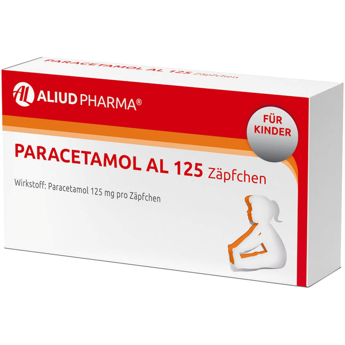 Paracetamol AL 125 Zäpfchen, 10 St. Zäpfchen