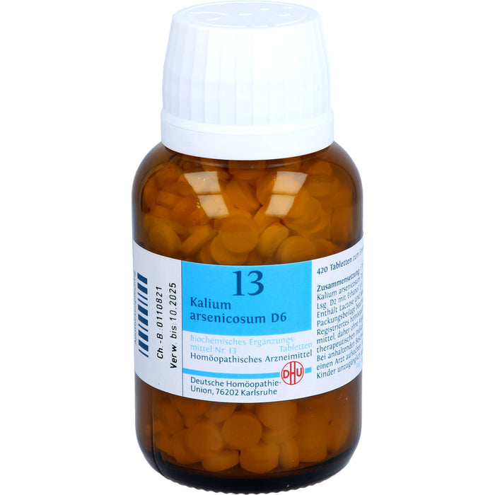 DHU Schüßler-Salz Nr. 13 Kalium arsenicosum D6 Tabletten, 420 St. Tabletten