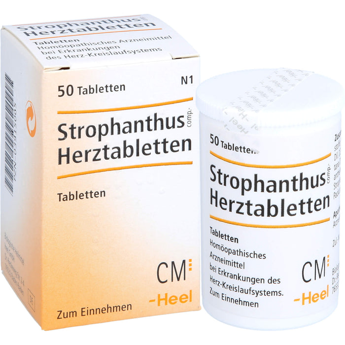 Strophantus comp. Herztabletten Heel, 50 St. Tabletten