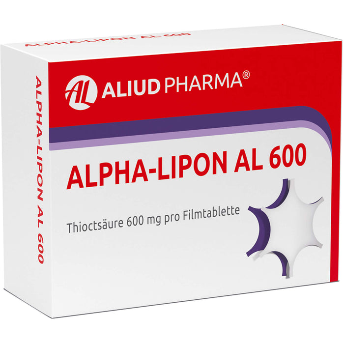 ALPHA-LIPON AL 600 Tabletten zur Behandlung von Missempfindungen bei diabetischer Nervenschädigung, 30 pc Tablettes