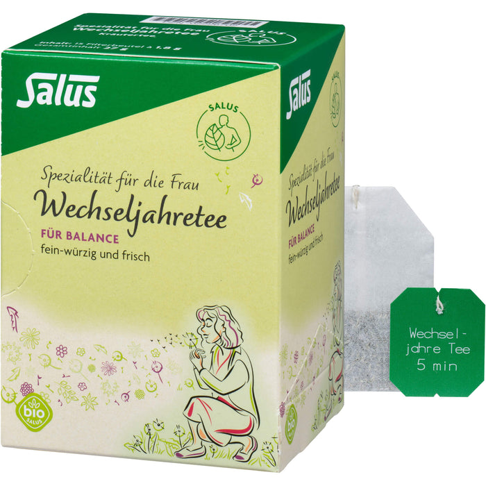 Salus Wechseljahre Tee Kräutermischung, 15 St. Filterbeutel