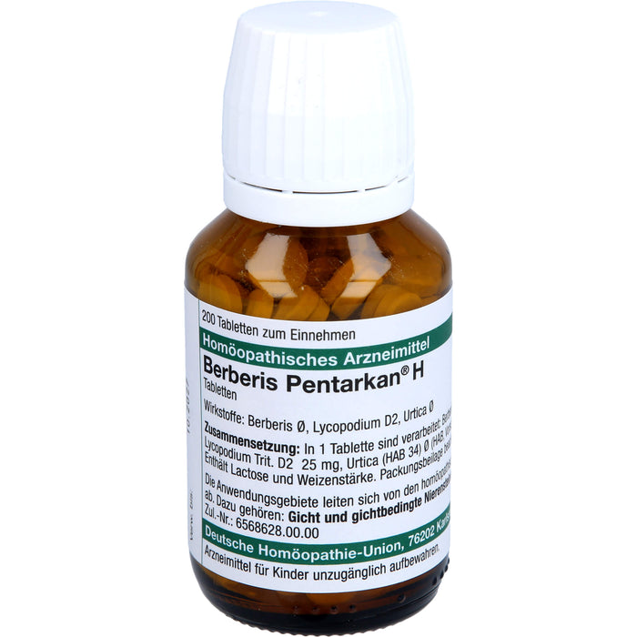 DHU Berberis Pentarkan H Tabletten, 200 pcs. Tablets