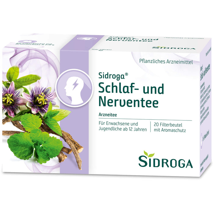 Sidroga Schlaf- und Nerventee, 20 St. Filterbeutel