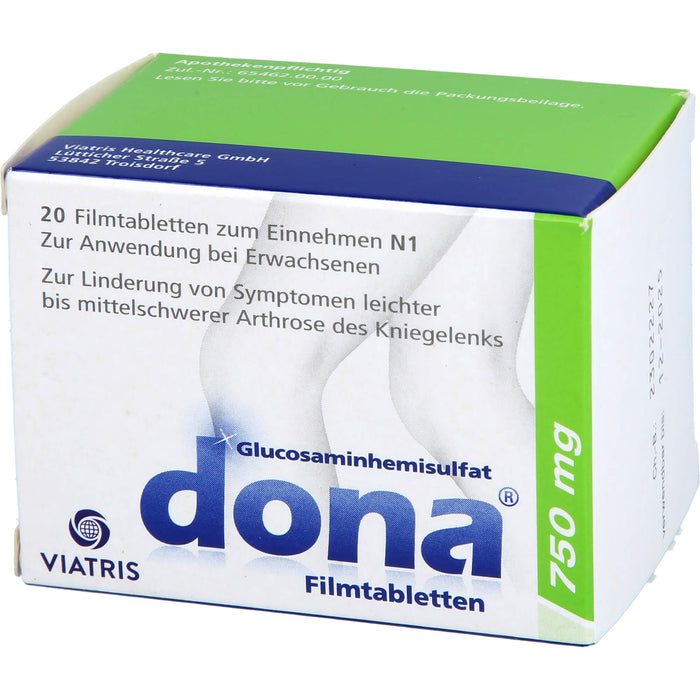 dona 750 mg Filmtabletten, 20 pc Tablettes