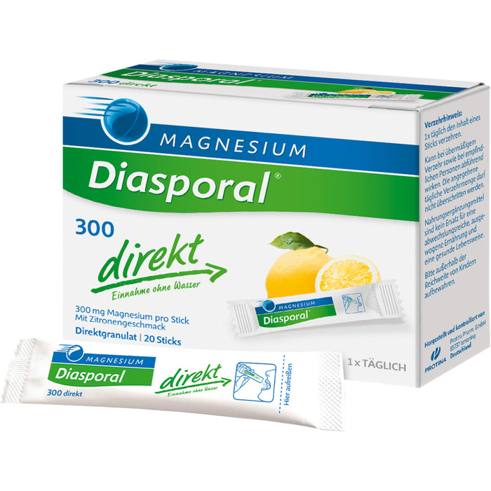 Diasporal 300 direkt Magnesium Granulat Sticks, 20 pc Sachets