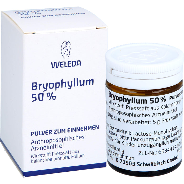 WELEDA Bryophyllum 50 % Pulver, 20 g Powder