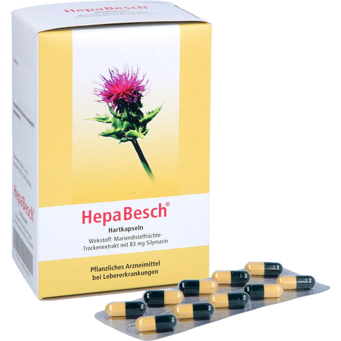 HepaBesch Hartkapseln bei Lebererkrankungen, 100 pcs. Capsules