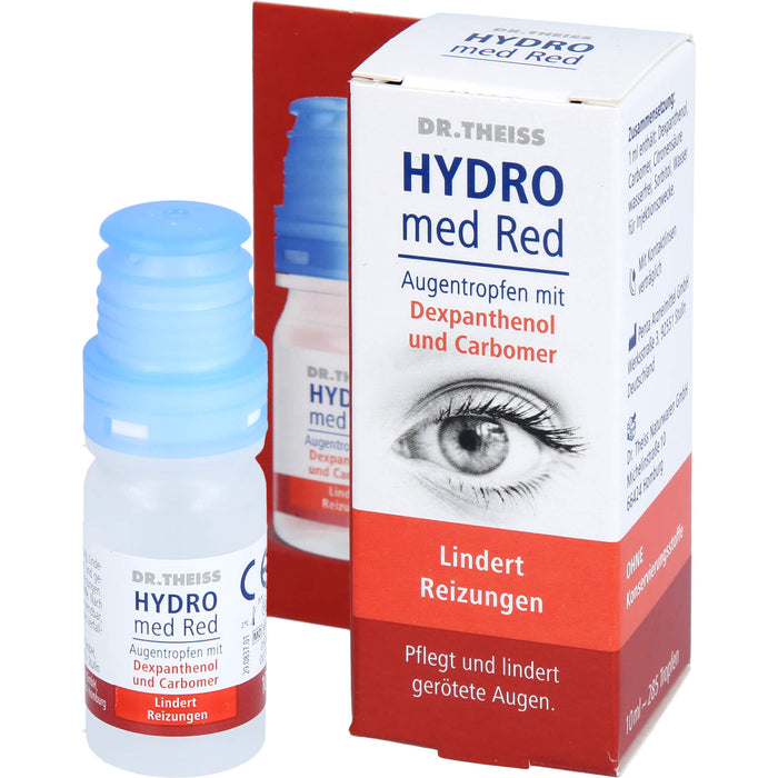 DR. THEISS Hydro med Red Augentropfen lindert Reizungen, 10 ml Lösung