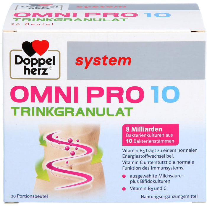 Doppelherz system OMNI PRO 10 Trinkgranulat, 20 St. Granulat