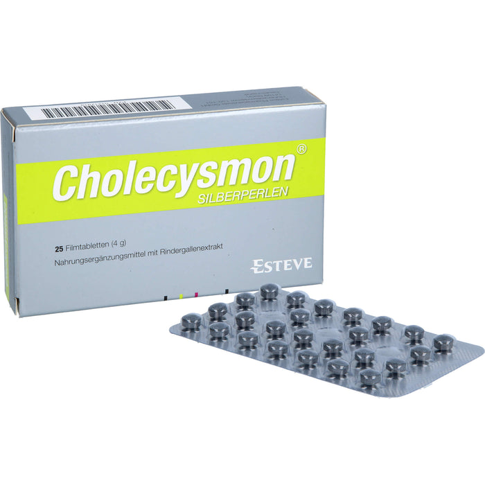 RIEMSER Cholecysmon Silberperlen Filmtabletten, 25 St. Tabletten