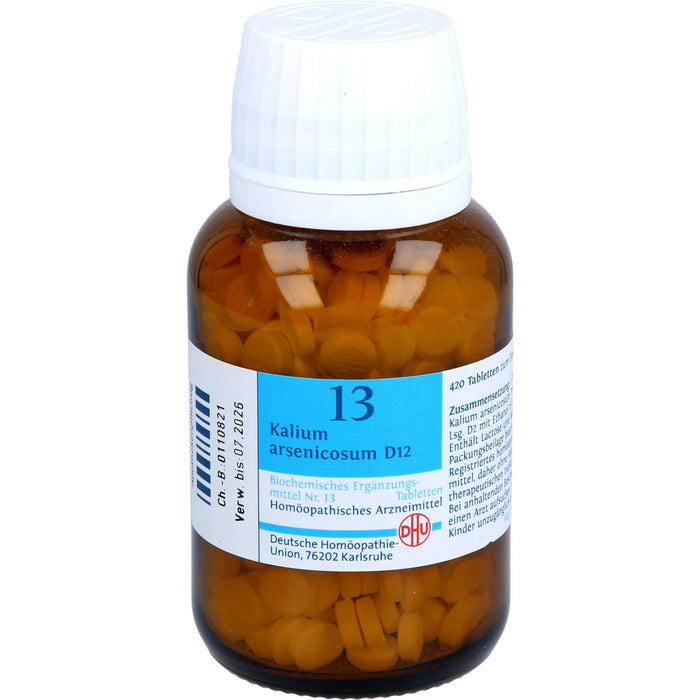 DHU Schüßler-Salz Nr. 13 Kalium arsenicosum D12 Tabletten, 420 pcs. Tablets