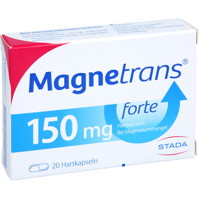 Magnetrans forte 150 mg Hartkapseln bei Magnesiummangel, 20 pcs. Capsules