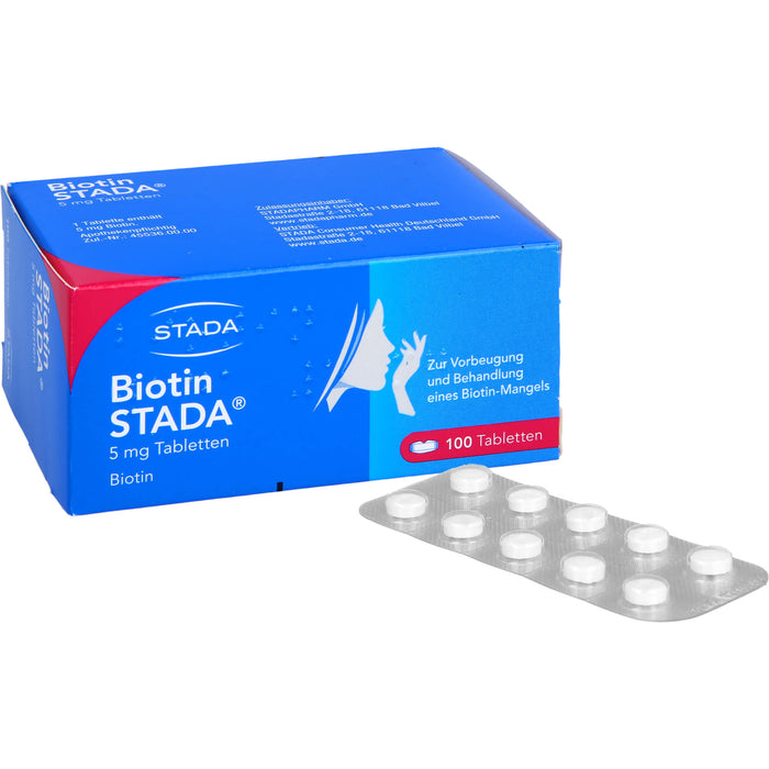 Biotin STADA 5 mg Tabletten, 100 St. Tabletten