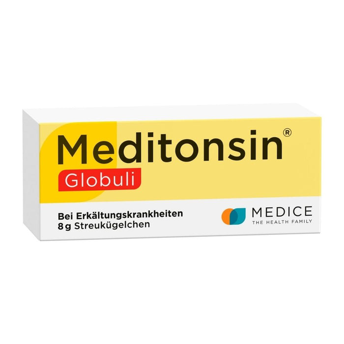 Meditonsin Globuli bei Erkältungskrankheiten, 8 g Globuli