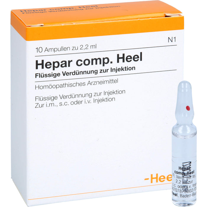 Hepar comp. Heel Ampullen, 10 pc Ampoules