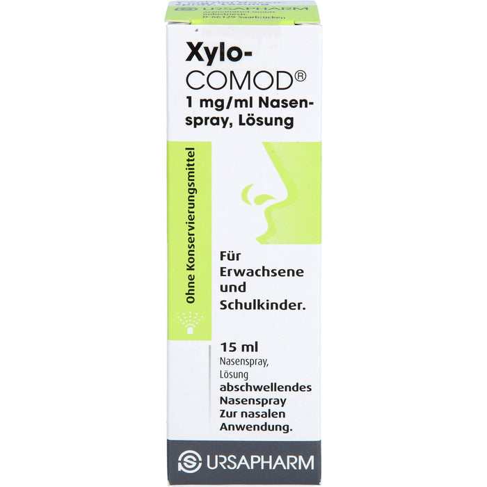 Xylo-COMOD 1 mg/ml Nasenspray zum Abschwellen der Nasenschleimhaut, 15 ml Lösung