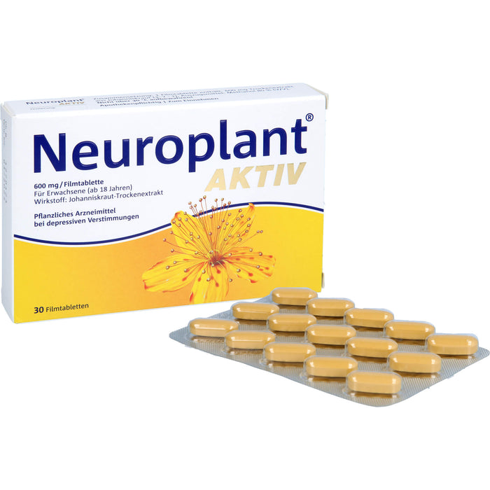 Neuroplant AKTIV Filmtabletten bei depressiven Verstimmungen, 30 pc Tablettes