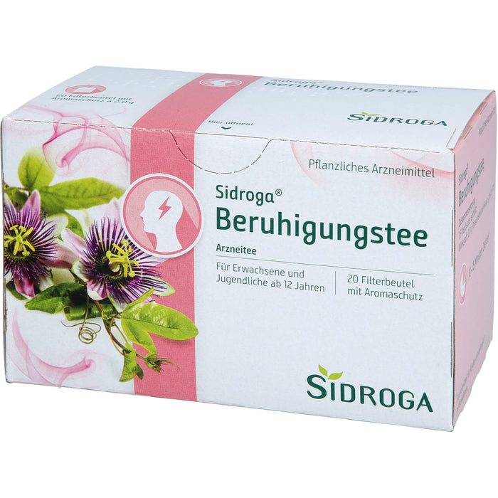 Sidroga Beruhigungstee bei nervösen Unruhezuständen, 20 pc Sac filtrant