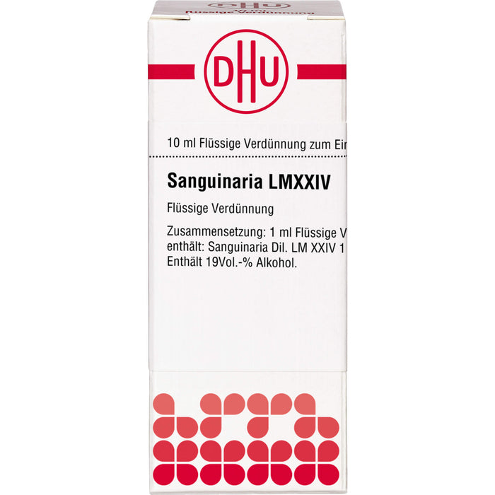 Sanguinaria LM XXIV Dilution Ind-Fert, 10 ml DIL