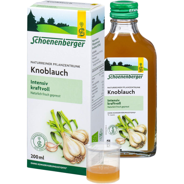 Schoenenberger Naturreiner Pflanzentrunk Knoblauch, 200 ml Solution