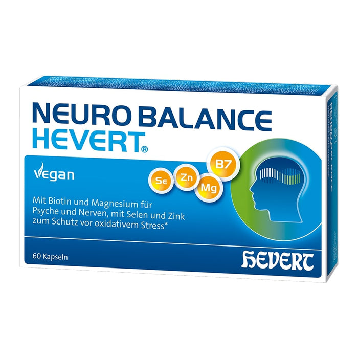 NeuroBalance Hevert mit Biotin und Magnesium, 60 St. Kapseln