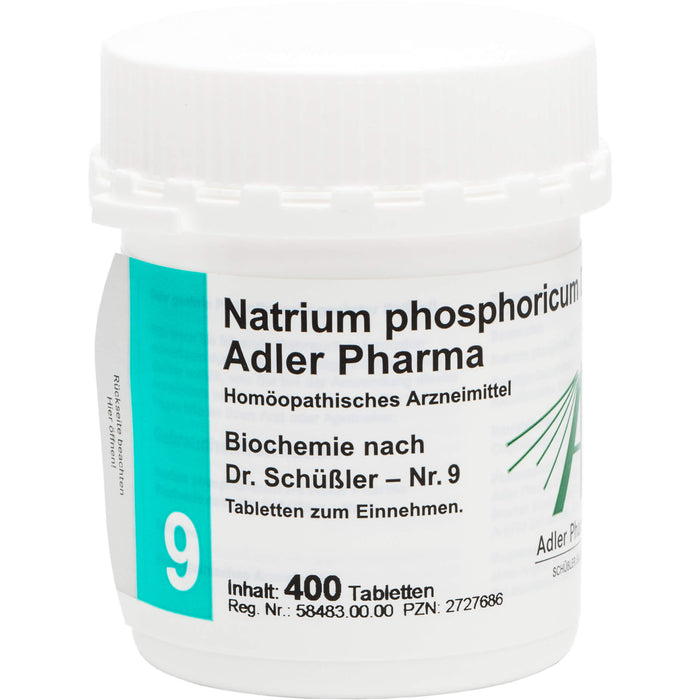 Biochemie Adler 9 Natrium phosphoricum D6 Tbl., 400 St TAB