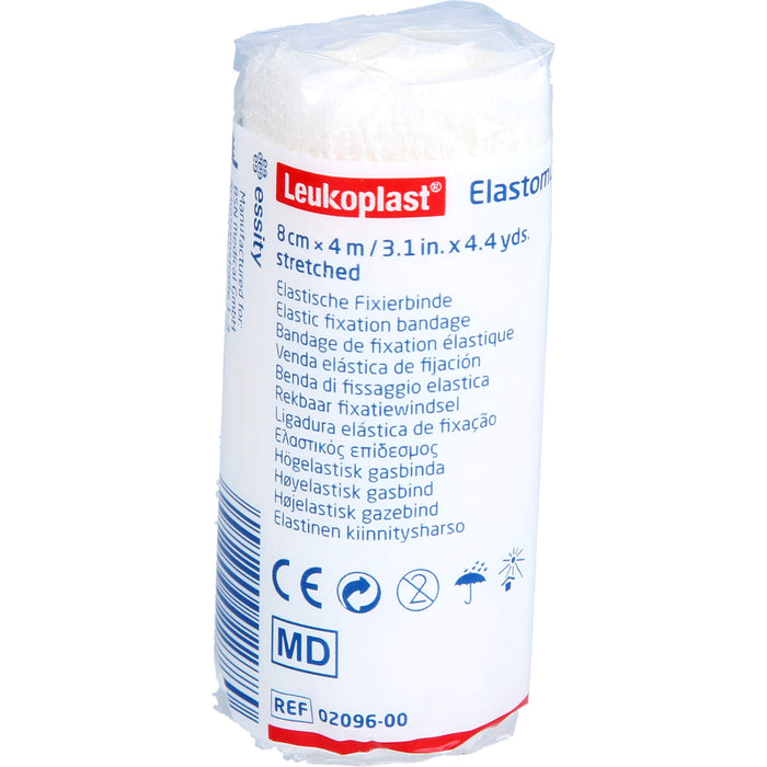 Elastomull 4 m x 8 cm elastische Fixierbinde, 1 St. Binde