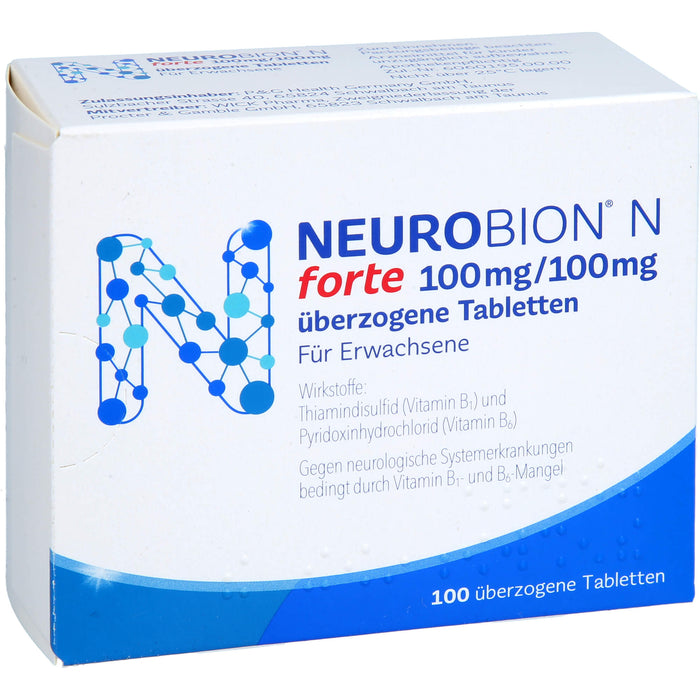 Neurobion N forte überzogene Tabletten, 100 pcs. Tablets