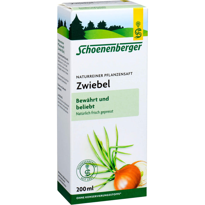 Schoenenberger Naturreiner Pflanzensaft Zwiebel, 200 ml Solution