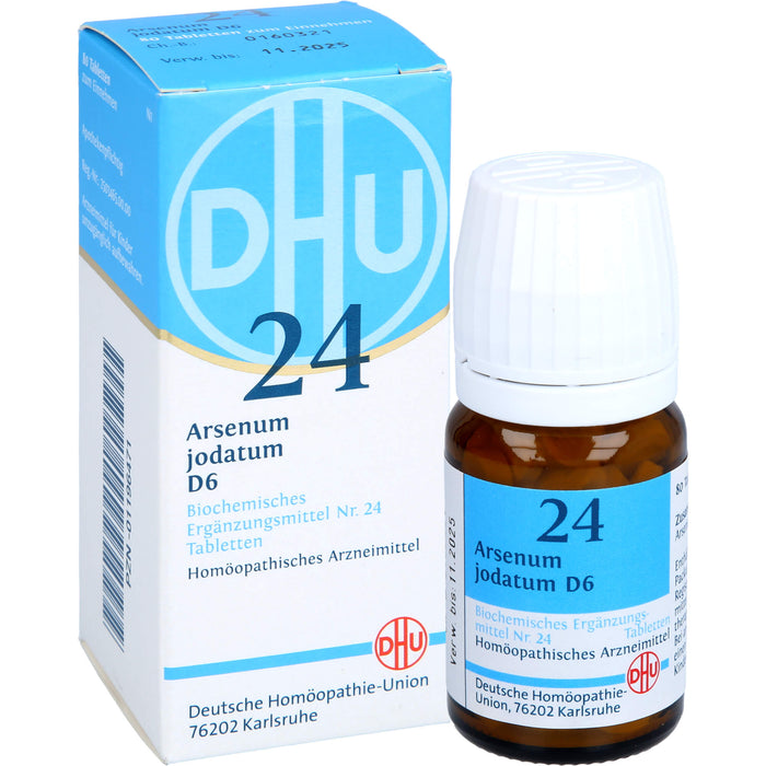 DHU Schüßler-Salz Nr. 24 Arsenum jodatum D6 Tabletten, 80 St. Tabletten