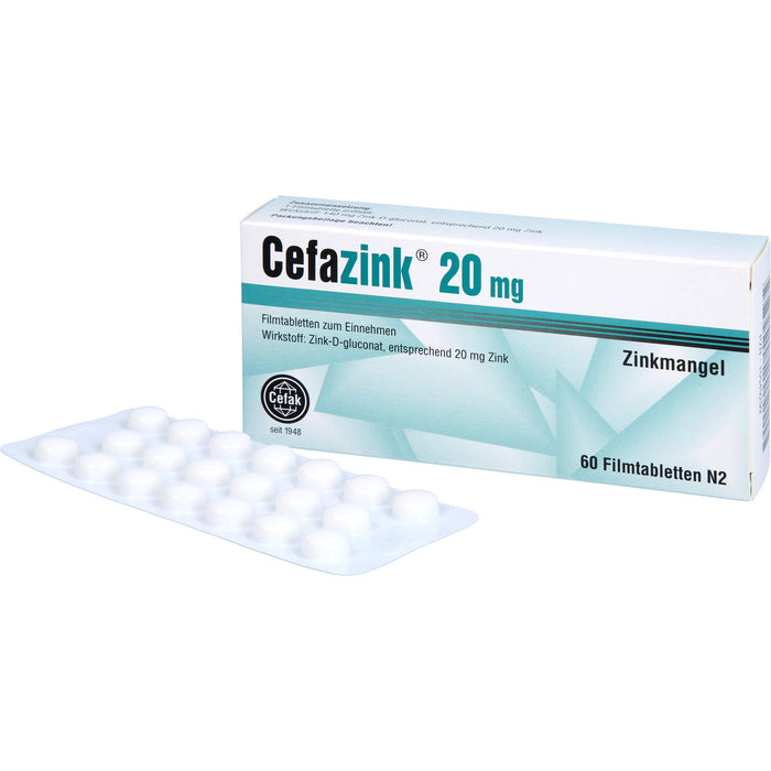 Cefazink 20mg Filmtbl., 60 St FTA