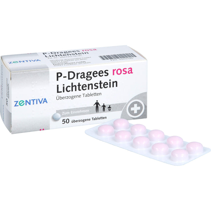 P-Dragees rosa Lichtenstein Tabletten, 50 St. Tabletten