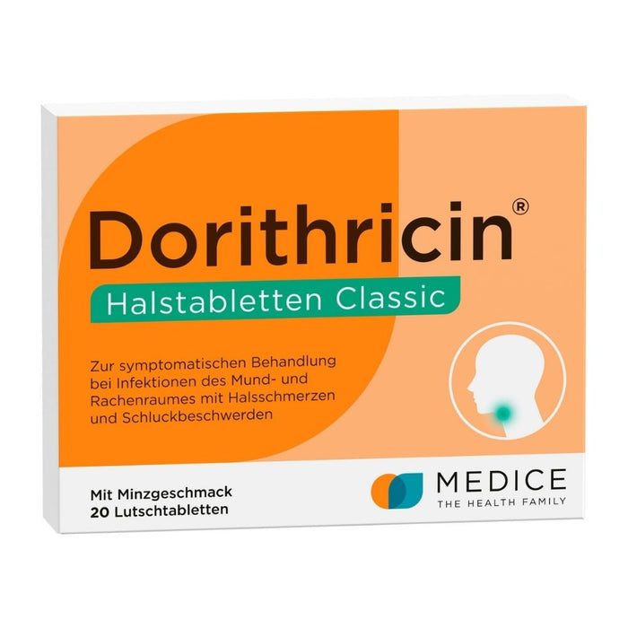 Dorithricin Halstabletten Classic, 20 pcs. Tablets