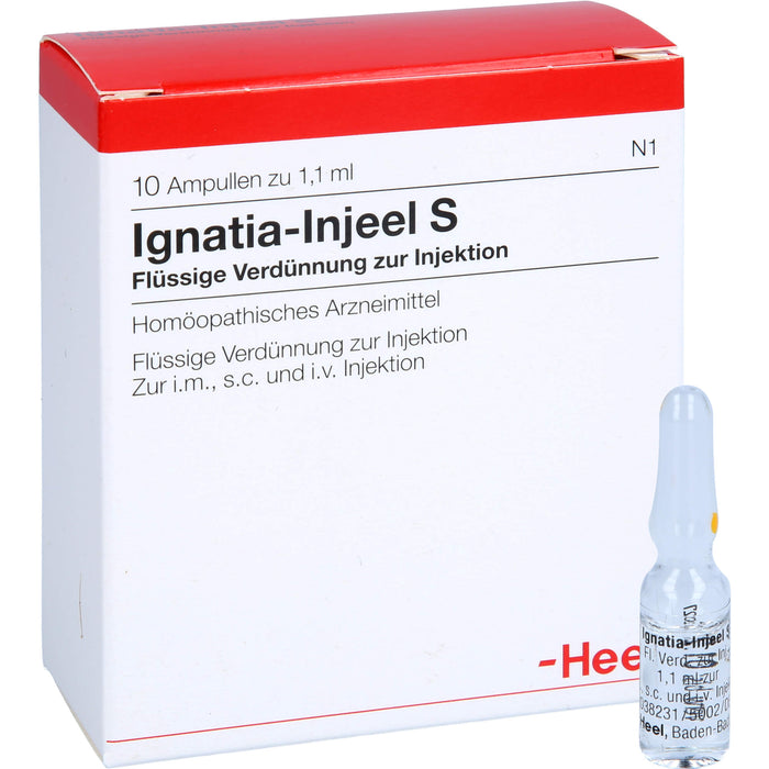 Heel Ignatia-Injeel S flüssige Verdünnung, 10 St. Ampullen