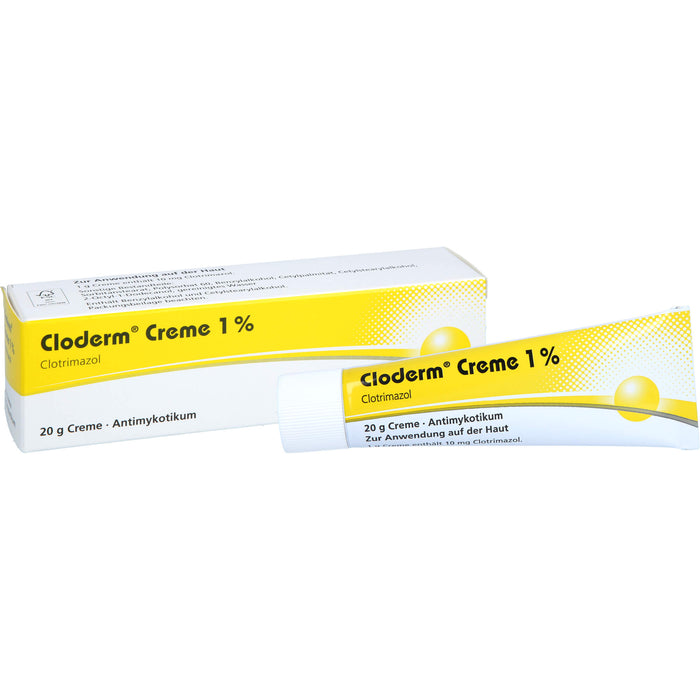 Cloderm Creme 1% Antimykotikum, 20 g Crème